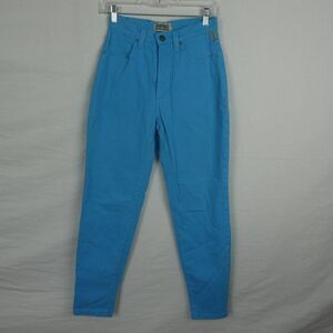 Versace Jeans Couture Blue Mom High Waisted Tapered Leg Rise Vintage